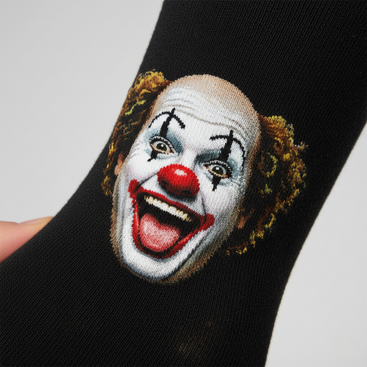 Custom The "Manic Smile" Clown Crew Socks G9W168